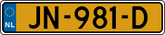 License plate of the Netherlands, Cars