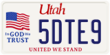 Utah, Specialty plates (1ABC2)