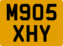 License plate of the United Kingdom, 1983 year system