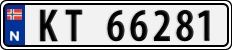 License plate of Norway, Cars