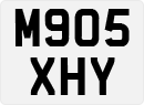 License plate of the United Kingdom, 1983 year system