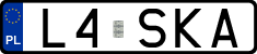 License plates of Poland, Vanity Plates