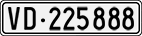 License plate of Switzerland, Cars