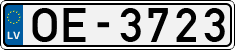 License plate of Latvia, Regular car plates