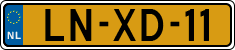 License plate of the Netherlands, Cars