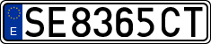 License plates of Spain, 1971 year series
