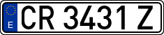 License plates of Spain, 1971 year series