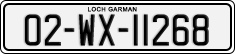 License plate of Ireland, Regular plates