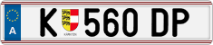 License plate of Austria, Regular plates