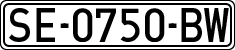 License plates of Spain, 1971 year series