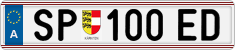 License plate of Austria, Regular plates