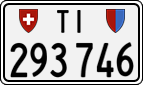 License plate of Switzerland, Cars