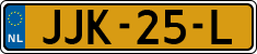 License plate of the Netherlands, Cars