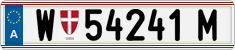 License plate of Austria, Regular plates