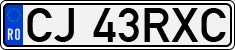 License plate of Romania, Regular plates