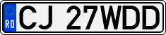 License plate of Romania, Regular plates