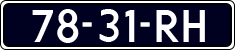 License plate of the Netherlands, Cars