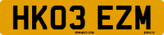 License plate of the United Kingdom, 2001 year system