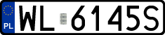 License plates of Poland, Regular car plates
