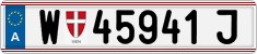 License plate of Austria, Regular plates