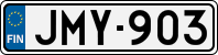 License plate of Finland, Cars