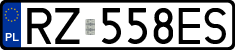License plates of Poland, Regular car plates