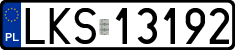 License plates of Poland, Regular car plates