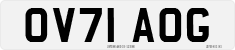 License plate of the United Kingdom, 2001 year system