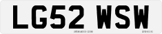 License plate of the United Kingdom, 2001 year system
