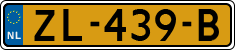 License plate of the Netherlands, Cars