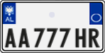 License plate of Albania, Cars (2011)