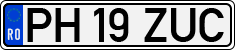 License plate of Romania, Regular plates