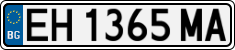 License plate of Bulgaria, Cars