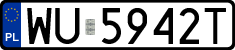 License plates of Poland, Regular car plates