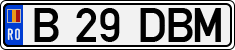 License plate of Romania, Regular plates
