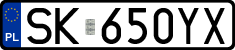 License plates of Poland, Regular car plates