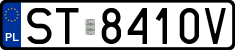 License plates of Poland, Regular car plates