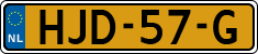License plate of the Netherlands, Cars