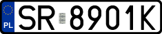 License plates of Poland, Regular car plates
