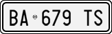 License plate of Italy, Cars (1994 year series)