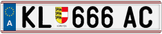 License plate of Austria, Regular plates