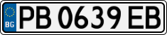 License plate of Bulgaria, Cars