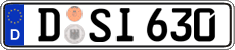 German license plate, Regular plates