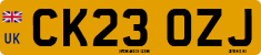 License plate of the United Kingdom, 2001 year system