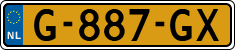 License plate of the Netherlands, Cars