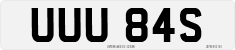 License plate of the United Kingdom, 1963 year system