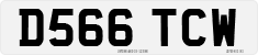 License plate of the United Kingdom, 1983 year system