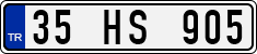 License plate of Turkey, Regular plates