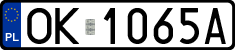License plates of Poland, Regular car plates