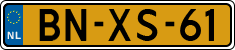 License plate of the Netherlands, Heavy Commercial Vehicles (1994 system)